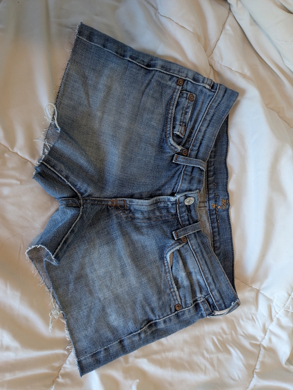 7 For All Mankind Denim Cutoff Shorts